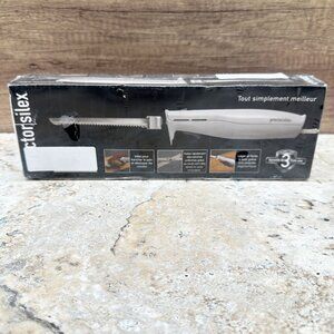 Proctor Silex Electric Carving Knife White Easy Slice Bread Meat New Sealed